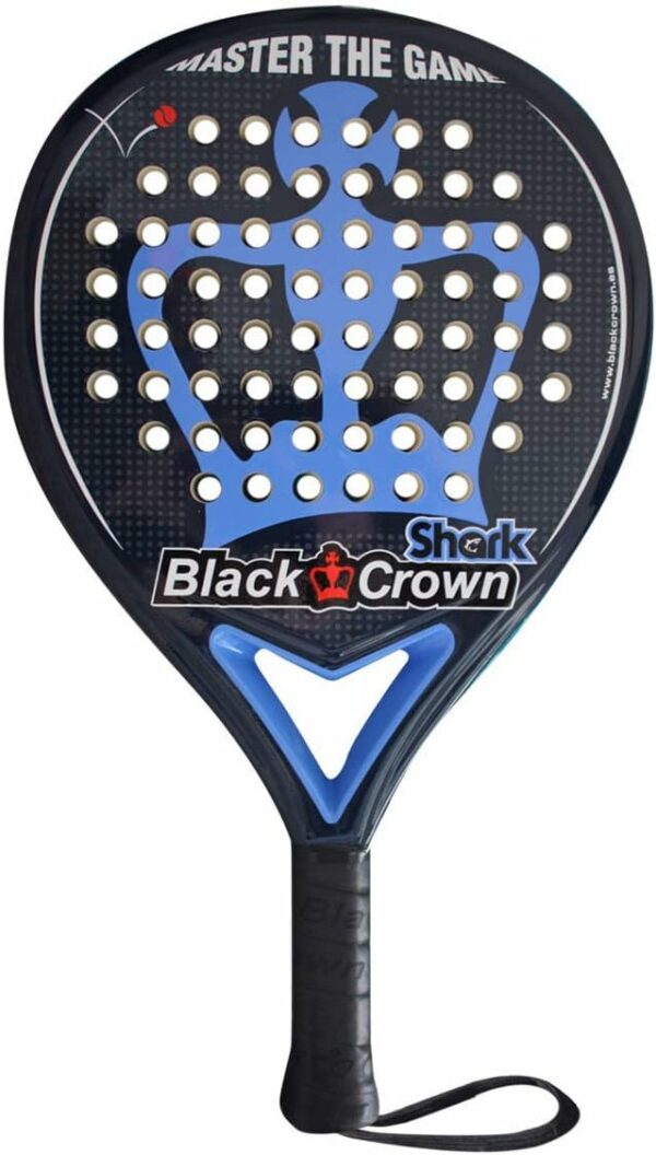 Black Crown - Raquette de Padel Shark - Forme Ronde