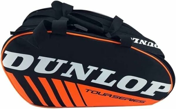 Dunlop- Sac Padel, Noir/Orange Fluo